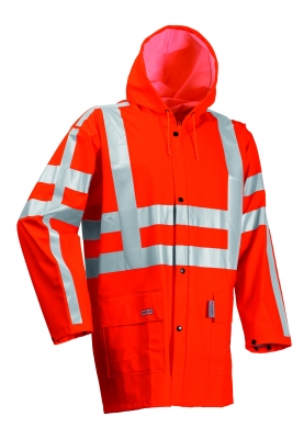 Lyngsøe Rainwear RWS Regenjacke Hi-Vis orange