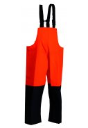 Fluororange Amerikanischer Fischer-Overall von Lyngsøe Rainwear