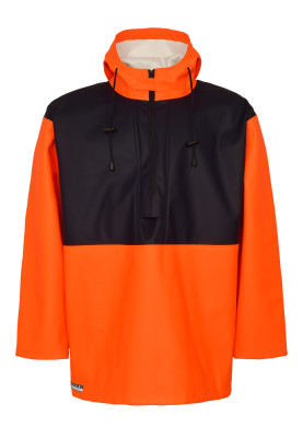 Lyngsøe Rainwear Fischer-Anorak Hi-Vis orange/marine