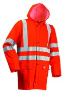 Lyngsøe Rainwear schwerentflammbare Latzhose Hi-Vis orange 3