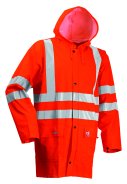 Lyngsøe Rainwear schwerentflammbare Latzhose Hi-Vis orange 2