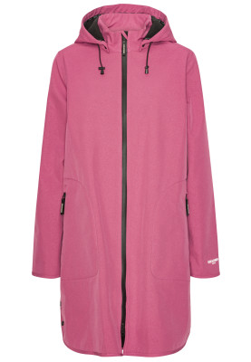 Maganta Haze softshell A-Linien-Regenmantel von Ilse Jacobsen