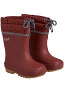 Mahoganiebraune thermische Gummistiefel von CeLaVi