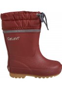 Mahoganiebraune thermische Gummistiefel von CeLaVi 2