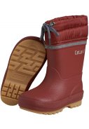 Mahoganiebraune thermische Gummistiefel von CeLaVi 3