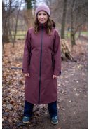 Merlot lange Regenjacke Danedogwalker von Danefae 7