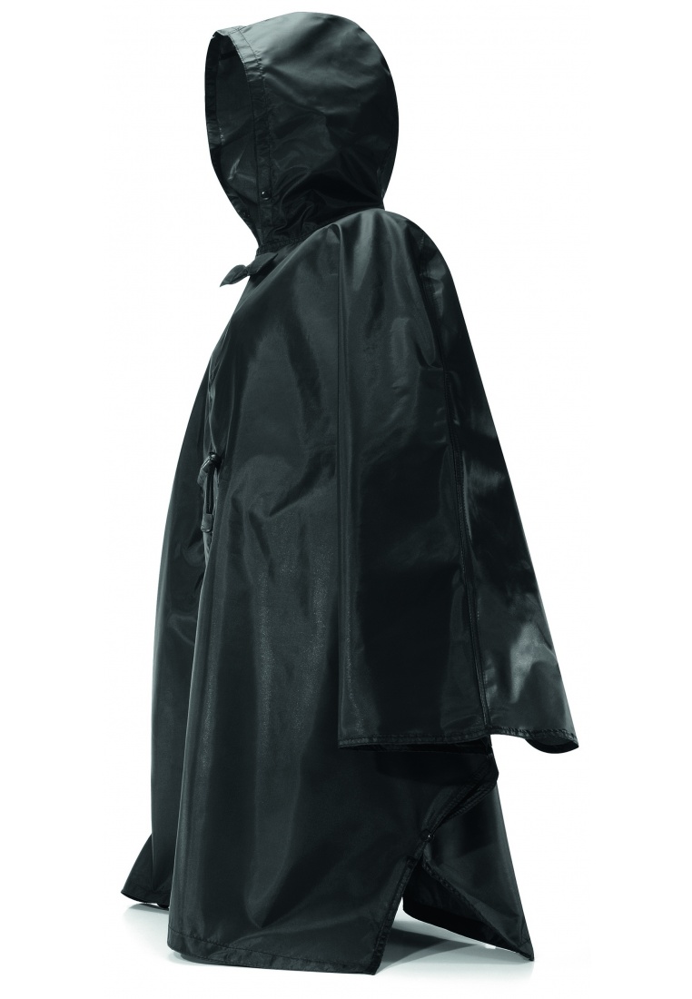 Schwarzer Regenponcho von Reisenthel Regenponchos