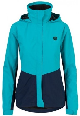 Navy / türkis Damenregenjacke Section von Agu