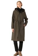 Dunkel grüne Lange Damen Winterjacke Thermy von Ilse Jacobsen 3