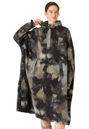 Moss Print one-Size Regenponcho mit ÄrmelnSuchen von Ilse Jacobsen 3