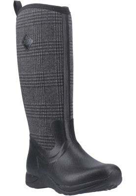 Muckboot Damenstiefel Arctic Adventure schwarz kariert