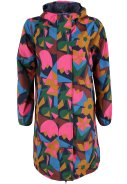 Navy Geo Fleur Regenmantel Danedith von Danefae
