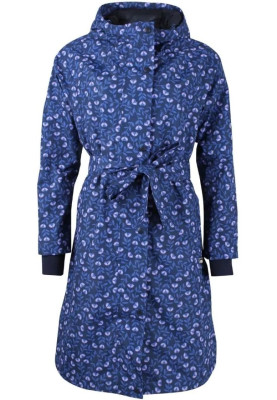 Navy / Lilac Fleurie Regenjacke Danelisabeth von Danefae