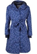 Navy / Lilac Fleurie Regenjacke Danelisabeth von Danefae 3