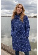 Navy / Lilac Fleurie Regenjacke Danelisabeth von Danefae 6