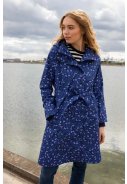 Navy / Lilac Fleurie Regenjacke Danelisabeth von Danefae 7