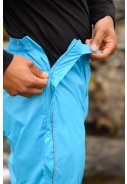 Navy / Neon blau Regenanzug von Mac in a Sac (Neon blaue Hose mit langem Reißverschluss)  5