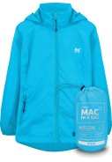 Neonblaue Kinderregenjacke von Mac in a Sac 