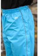 Mac in a Sac Regenhose mit Full Zipper neon blau 5