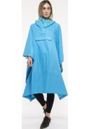 Neonblauer Regenponcho von Mac in a Sac 4