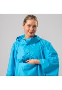 Neonblauer Regenponcho von Mac in a Sac 3