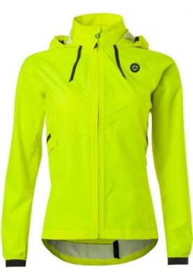 Neongelbe Damenregenjacke Commuter jacket Hi-Vis von AGU