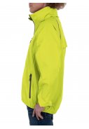 Neongelbe leichtgewichtige Herrenregenjacke Packable von Pro-X Elements 5