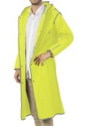 Neon gelber City Trench Regenmantel von Perletti