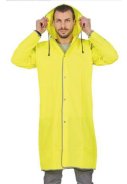 Neon gelber City Trench Regenmantel von Perletti 2