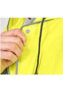 Neon gelber City Trench Regenmantel von Perletti 7