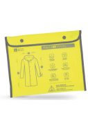 Neon gelber City Trench Regenmantel von Perletti 10
