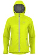 Neongelbe Regenjacke Stow and Go von Highlander  5