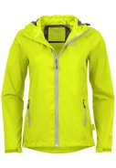 Neongelbe Regenjacke Stow and Go von Highlander  2