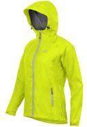 Neongelbe Regenjacke Stow and Go von Highlander 