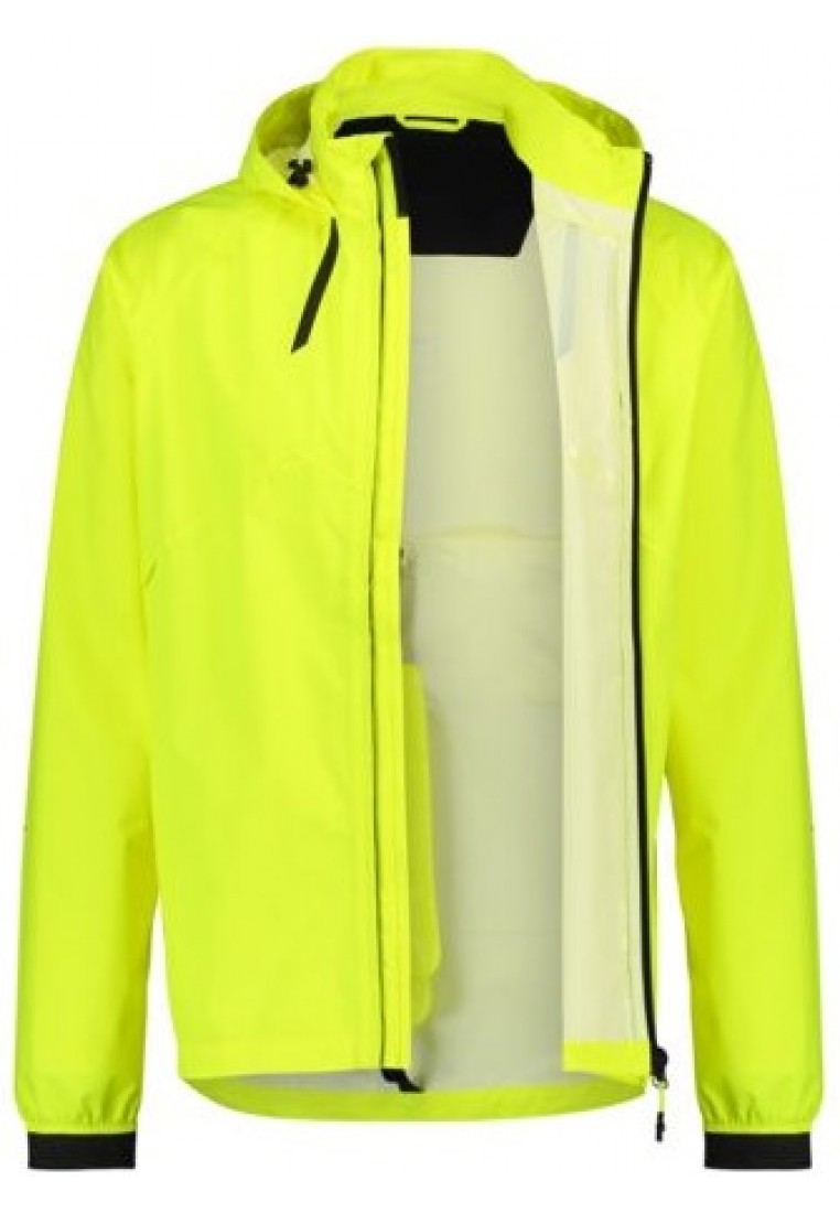 tekort sneeuw pedaal Neongelbe Herrenregenjacke Commuter jacket Hi-Vis von AGU