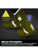 Neongelber hoher Regenschuhe/galoschen von Perletti 5