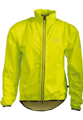 Neongelbe leichte Herren Regenjacke Rad Air Jacket von Pro-X Elements