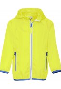 Neongelbe leichtgewichtige Regenjacke von Playshoes 1