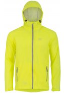 Neongelbe Regenjacke Stow and Go von Highlander  4