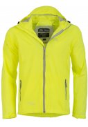 Neongelbe Regenjacke Stow and Go von Highlander  3