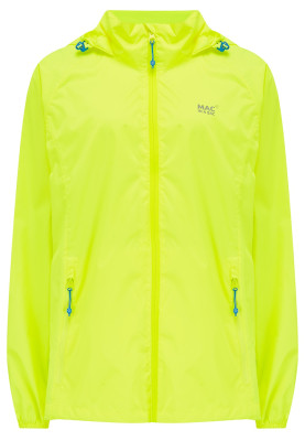 Neon gelbe leichtgewichtige Regenjacke von Mac in a Sac
