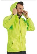 Neon gelbe Regenjacke Windbreaker von Perletti 11