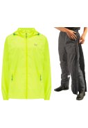 Neon gelber Regenanzug von Mac in a Sac (Hose mit langem Reißverschluss) 