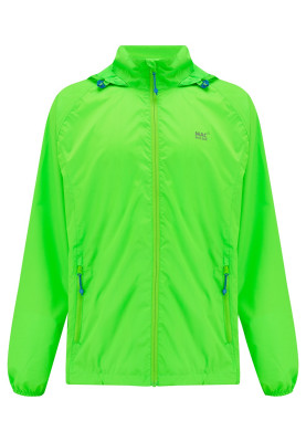 Neon grüne leichtgewichtige Regenjacke von Mac in a Sac