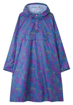 Neon Jazz Festival Regenponcho von Mac in a Sac