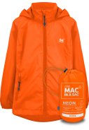 Neonorange Kinderregenjacke von Mac in a Sac
