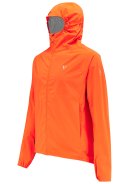 Neon Orange ultraleichter Laufregenjacke von Mac in a Sac