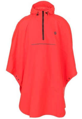 Neon roter Poncho Grant Essential von AGU