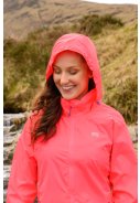 Neon rosa leichtgewichtige Regenjacke von Mac in a Sac 4