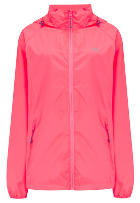 Neon rosa leichtgewichtige Regenjacke von Mac in a Sac